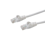 connektgear 3m RJ45 CAT5e UTP Stranded Flush Moulded Network Cable - 24AWG - White