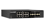 QNAP QSW-3216R-8S8T network switch Unmanaged L2 10G Ethernet (100/1000/10000) Black