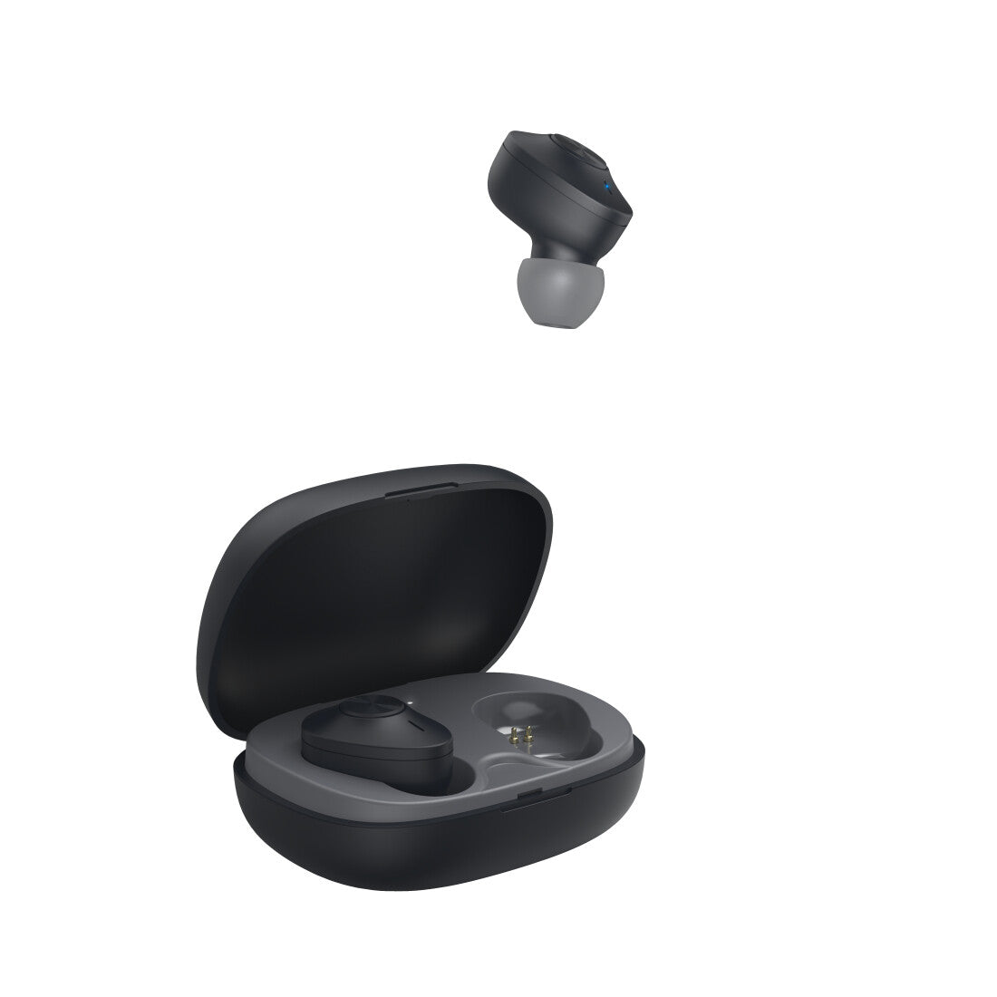 Hama Freedom Buddy Headset True Wireless Stereo (TWS) In-ear Calls/Music Bluetooth Black, Grey
