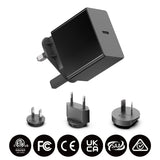 Origin Storage Origin 65W Wall Charger with 1.5m USB-C cable and 4 Multi AC Plugs