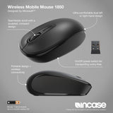 Incase Designed by Microsoft Wireless Mobile 1850 mouse Travel Ambidextrous RF Wireless Optical