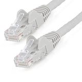 StarTech.com 10m CAT6 Ethernet Cable - LSZH (Low Smoke Zero Halogen) - 10 Gigabit 250Mhz 100W PoE RJ45 10GbE UTP Network Patch Cord Snagless with Strain Relief - Grey, CAT 6, ETL Verified, 24AWG