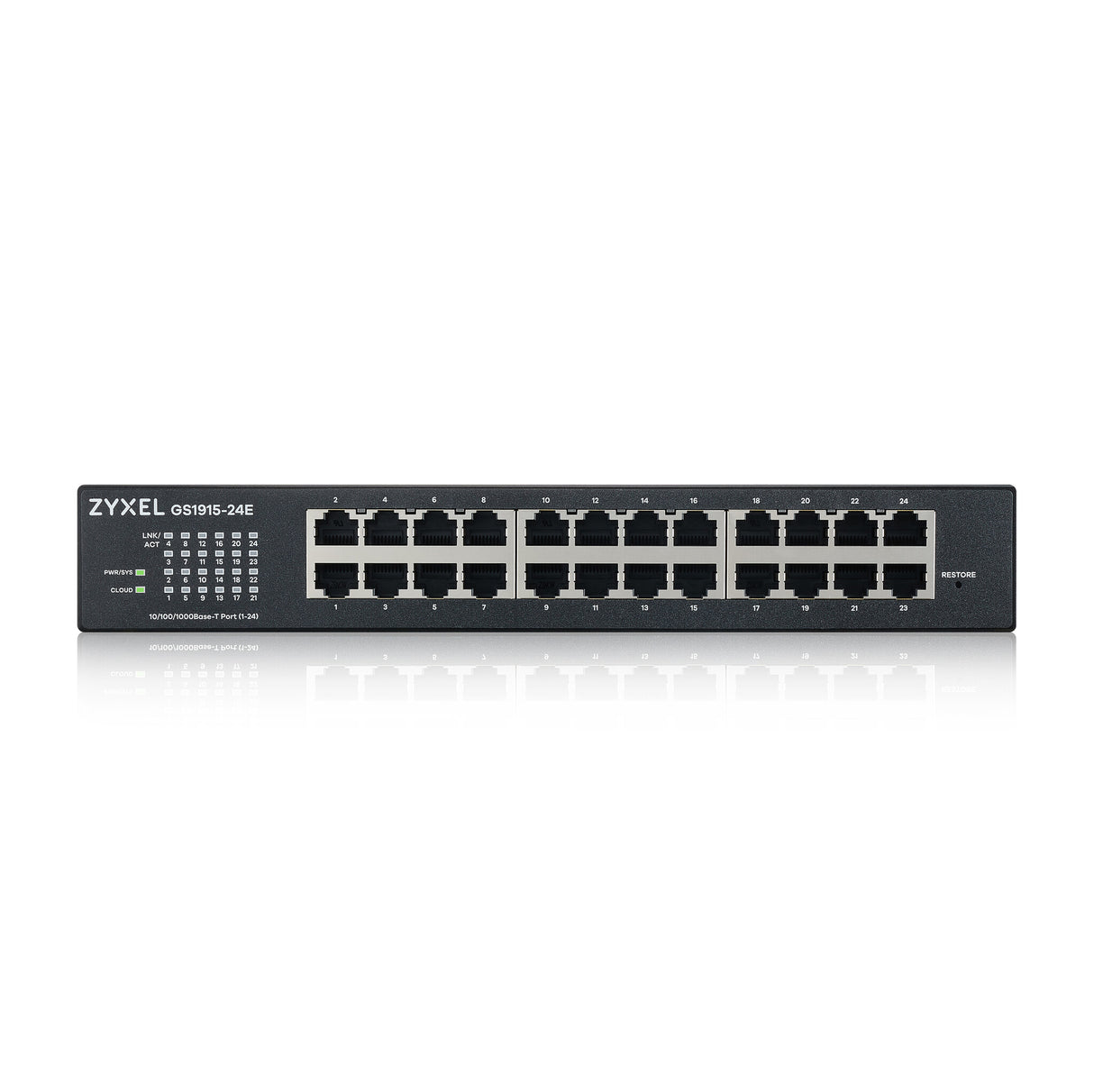Zyxel GS1915-24E Managed L2 Gigabit Ethernet (10/100/1000) 1U Black
