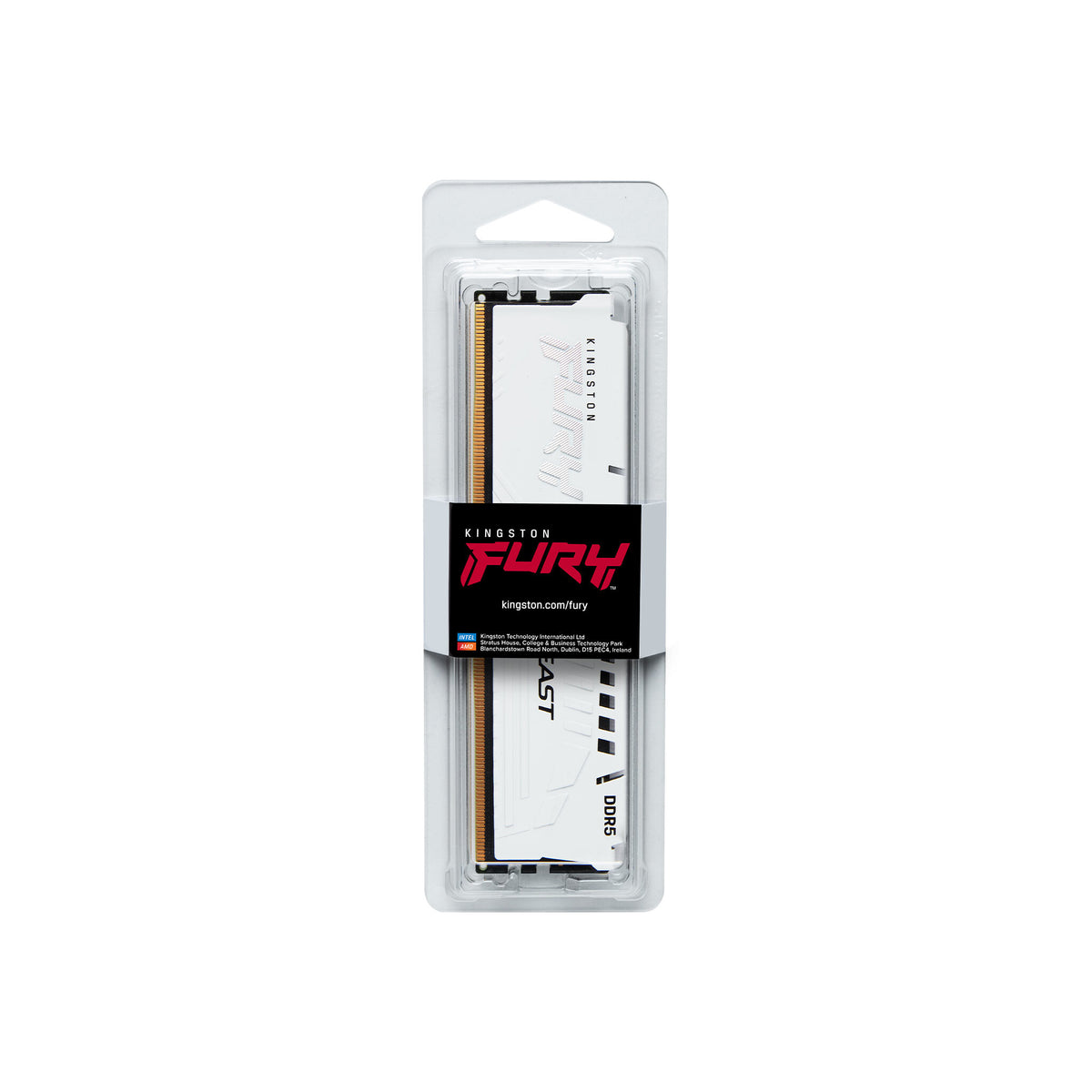 Kingston Technology FURY Beast 16GB 5600MT/s DDR5 CL36 DIMM White EXPO