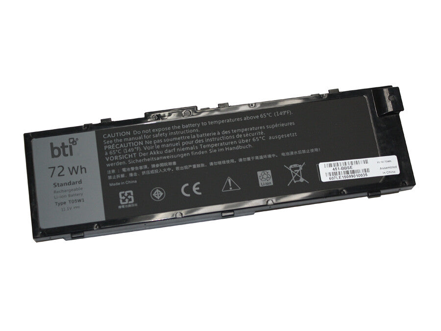 BTI 6-cell 72Wh 0FNY7 compatible laptop battery for Dell Precision 15 7510 Precision 15 7520 Precision 17 7720 - 18 month warranty