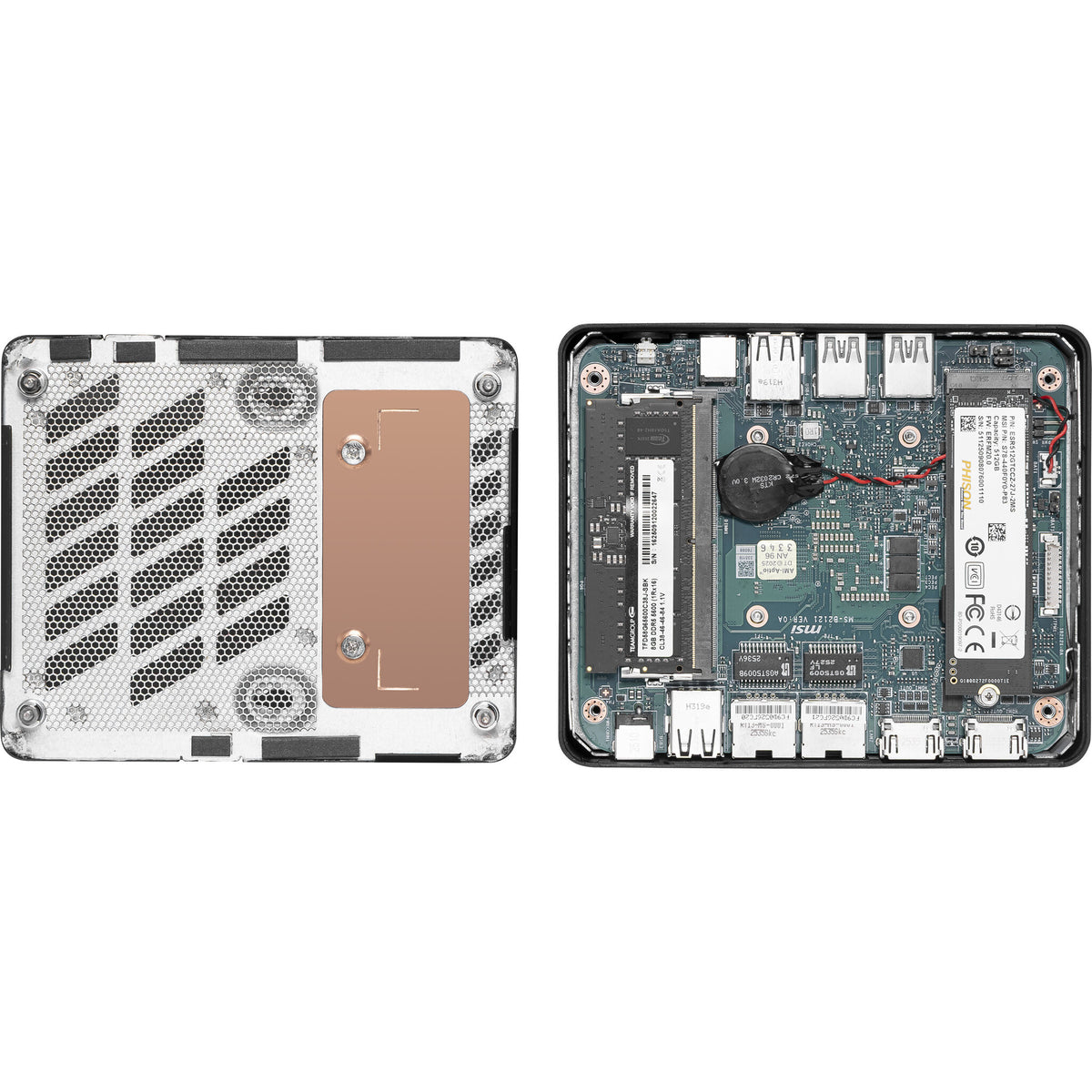 MSI Cubi NUC TWG N250 BB (Intel N250, NO RAM, NO SSD, NO OS) - Barebone, NUC, USFF, Mini Computer, Intel Graphics/DDR5/Type-C/Dual HDMI/Dual LAN/WiFi 6E/BT 5.3/VESA