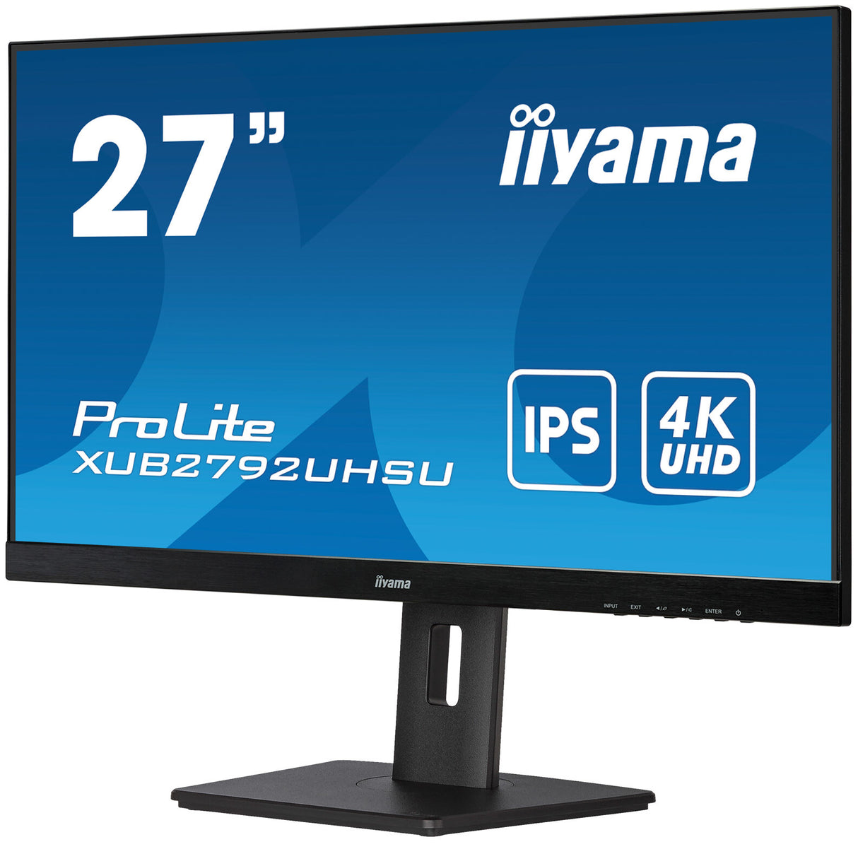 iiyama ProLite XUB2792UHSU-B5 computer monitor 68.6 cm (27") 3840 x 2160 pixels 4K Ultra HD LED Black