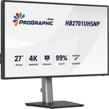 iiyama PROGRAPHIC HB2701UHSNP-B1 computer monitor 68.6 cm (27") 3840 x 2160 pixels 4K Ultra HD LCD Black