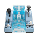 Thrustmaster TCA Quadrant Add-On Airbus Edition Blue Flight Sim Analogue / Digital PC