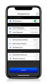 iStorage datAshur BT 32 GB | Encrypted Secure Flash Drive | Unlock via Smartphone Using Bluetooth | FIPS 140-2 Level 3 Certified | Remote Management Ready