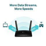 TP-Link Archer MR600 V2 wireless router Gigabit Ethernet Dual-band (2.4 GHz / 5 GHz) 4G Black