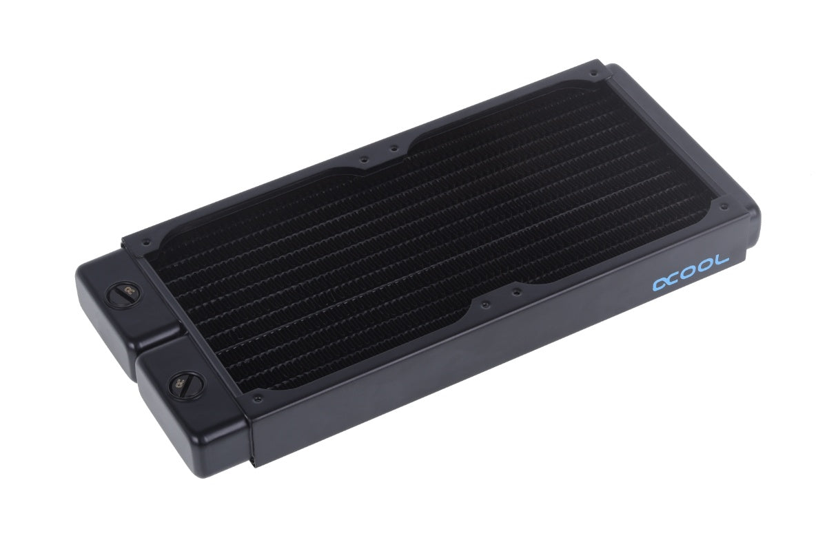 Alphacool NexXxoS ST30 Full Copper 240mm Dual Fan Water Cooling Radiator V2 - Bl