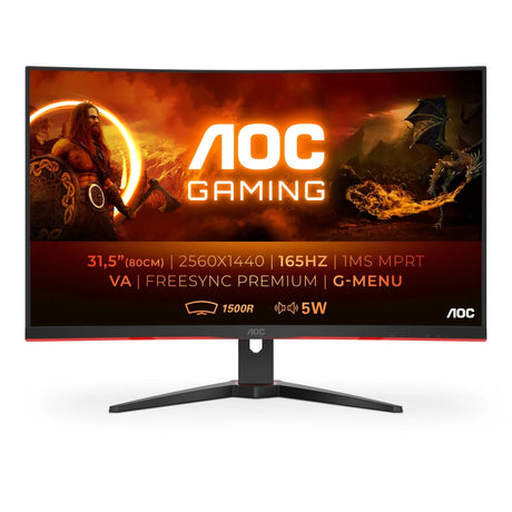 AOC G2 CQ32G2SE/BK LED display 80 cm (31.5’) 2560 x 1440