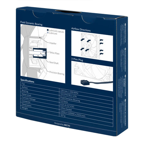 ARCTIC F12 - 120 mm Standard Case Fan - Computer Cooling