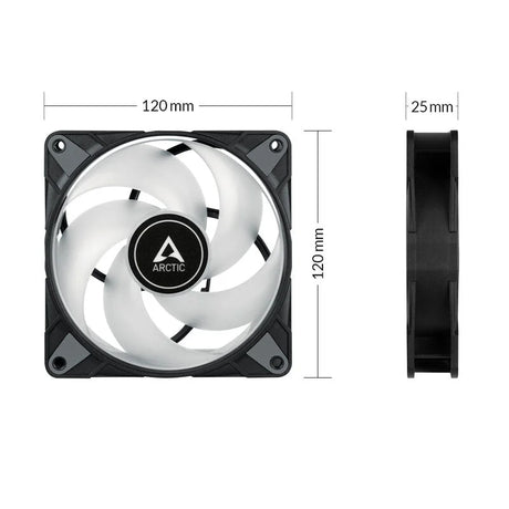 ARCTIC P12 PWM PST A-RGB 0dB Computer case Fan 12 cm Black