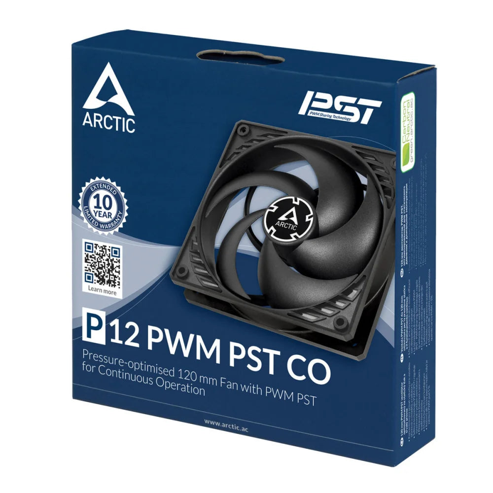 ARCTIC P12 PWM PST CO Pressure-optimised 120 mm Fan