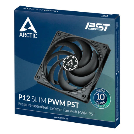 ARCTIC P12 Slim PWM PST Pressure-optimised 120 mm PWM Fan