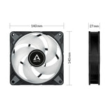 ARCTIC P14 PWM PST A-RGB 0dB - Semi-Passive 140 mm Fan