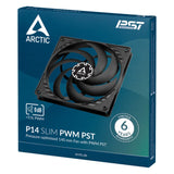 ARCTIC P14 Slim PWM PST Pressure-optimised 140 mm PWM Fan