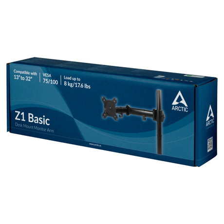 ARCTIC Z1 Basic - Desk Mount Monitor Arm - Monitor Mounts &