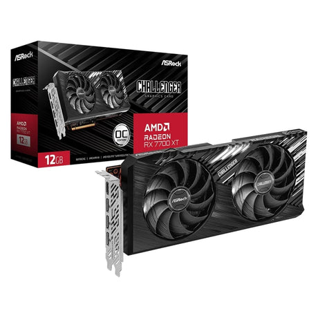 ASRock AMD Radeon RX7700 XT Challenger 12GB OC Graphics