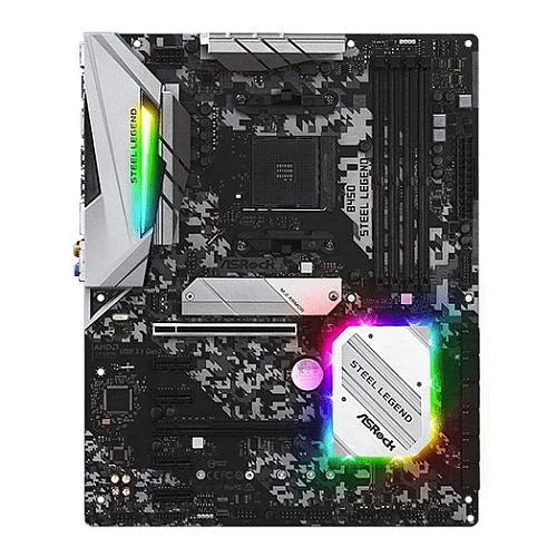Asrock B450 STEEL LEGEND AMD B450 AM4 ATX 4 DDR4 HDMI DP