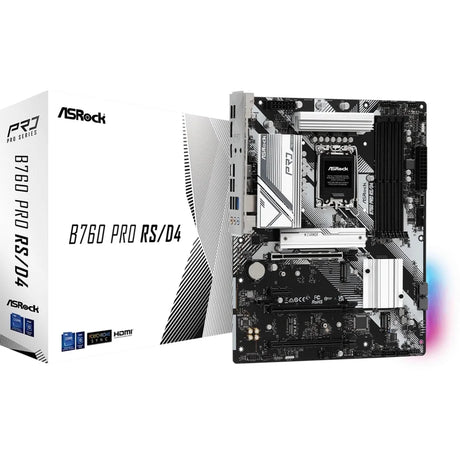 ASRock Intel B760 PRO RS/D4 1700 ATX 4 DDR4 HDMI DP 2.5G