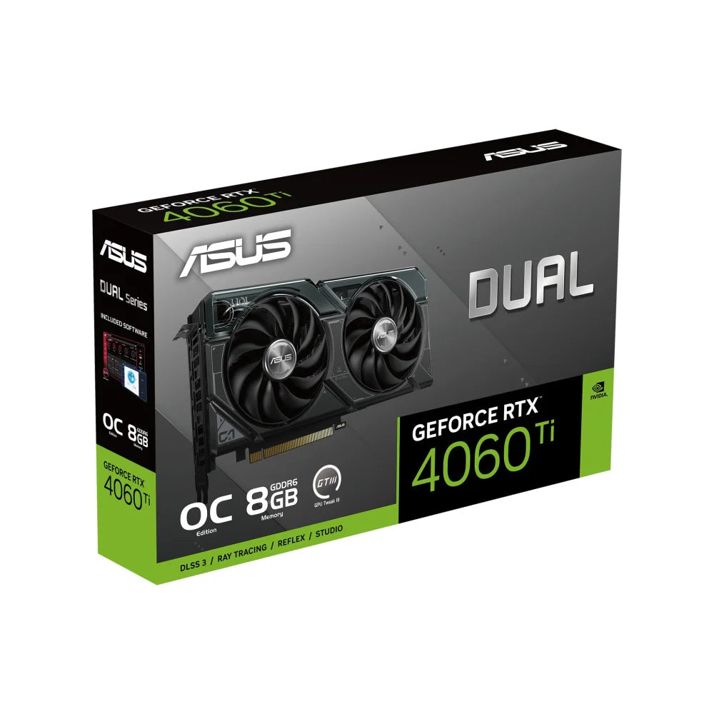 ASUS Dual -RTX4060TI-O8G NVIDIA GeForce RTX 4060 Ti 8 GB