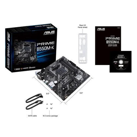 ASUS PRIME B550M-K AMD B550 Socket AM4 micro ATX