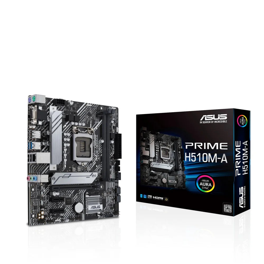 ASUS PRIME H510M-A Intel H510 LGA 1200 (Socket H5) micro