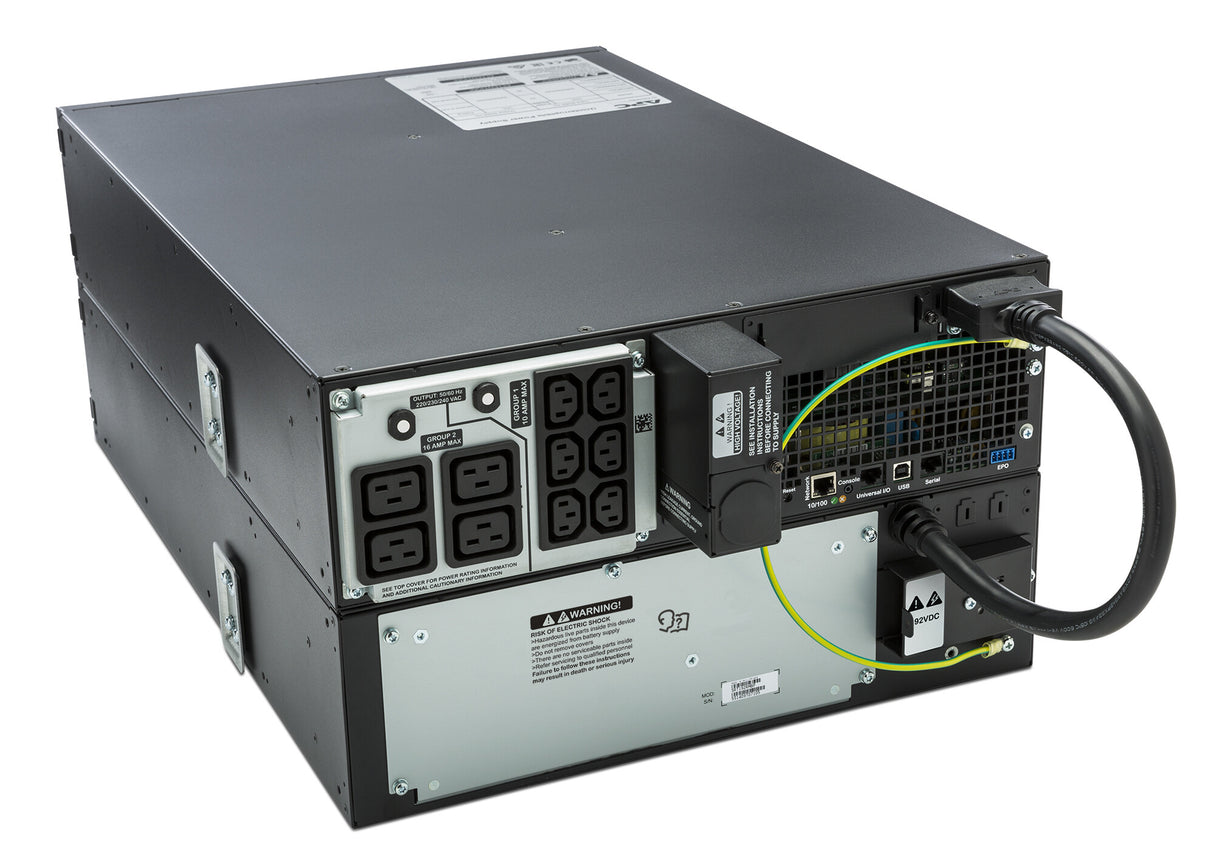 APC Smart-UPS On-Line SRT5KRMXLI - 5000VA, 6x C13, 4x C19 output, rack mountable, Embedded NMC