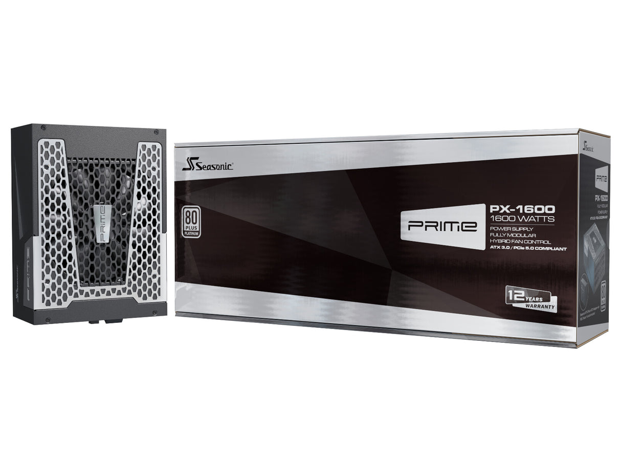 Seasonic ATX3-PRIME-PX-1600 power supply unit 1600 W 20+4 pin ATX ATX Black