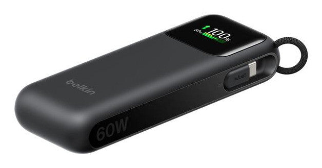 Belkin Power Bank 11K with Retractable Cable