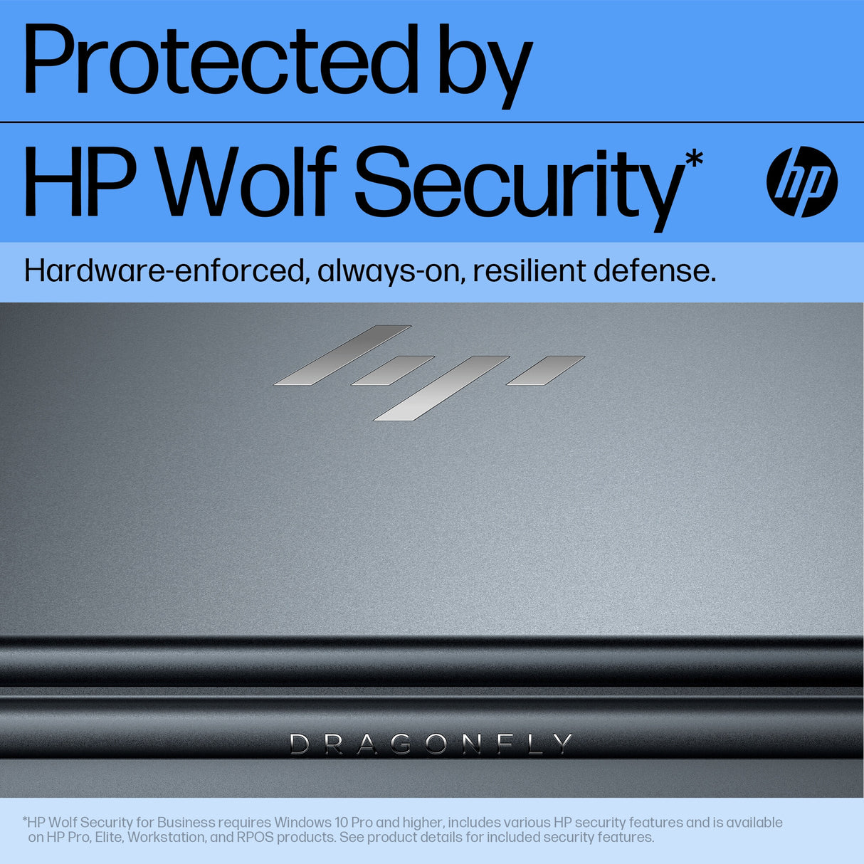 HP Dragonfly G4 Wolf Pro Security Edition Intel® Core™ i7 i7-1355U Laptop 34.3 cm (13.5") Touchscreen WUXGA+ 32 GB LPDDR5-SDRAM 512 GB SSD Wi-Fi 6E (802.11ax) Windows 11 Pro Blue