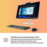 HP E6EQ9ET All-in-One PC/workstation 60.5 cm (23.8") 1920 x 1080 pixels 16 GB DDR5-SDRAM Windows 11 Pro Wi-Fi 7 (802.11be) AI PC Silver