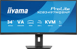 iiyama ProLite XCB3497WQSNP-B1 computer monitor 86.4 cm (34") 3440 x 1440 pixels UltraWide Quad HD LED Black