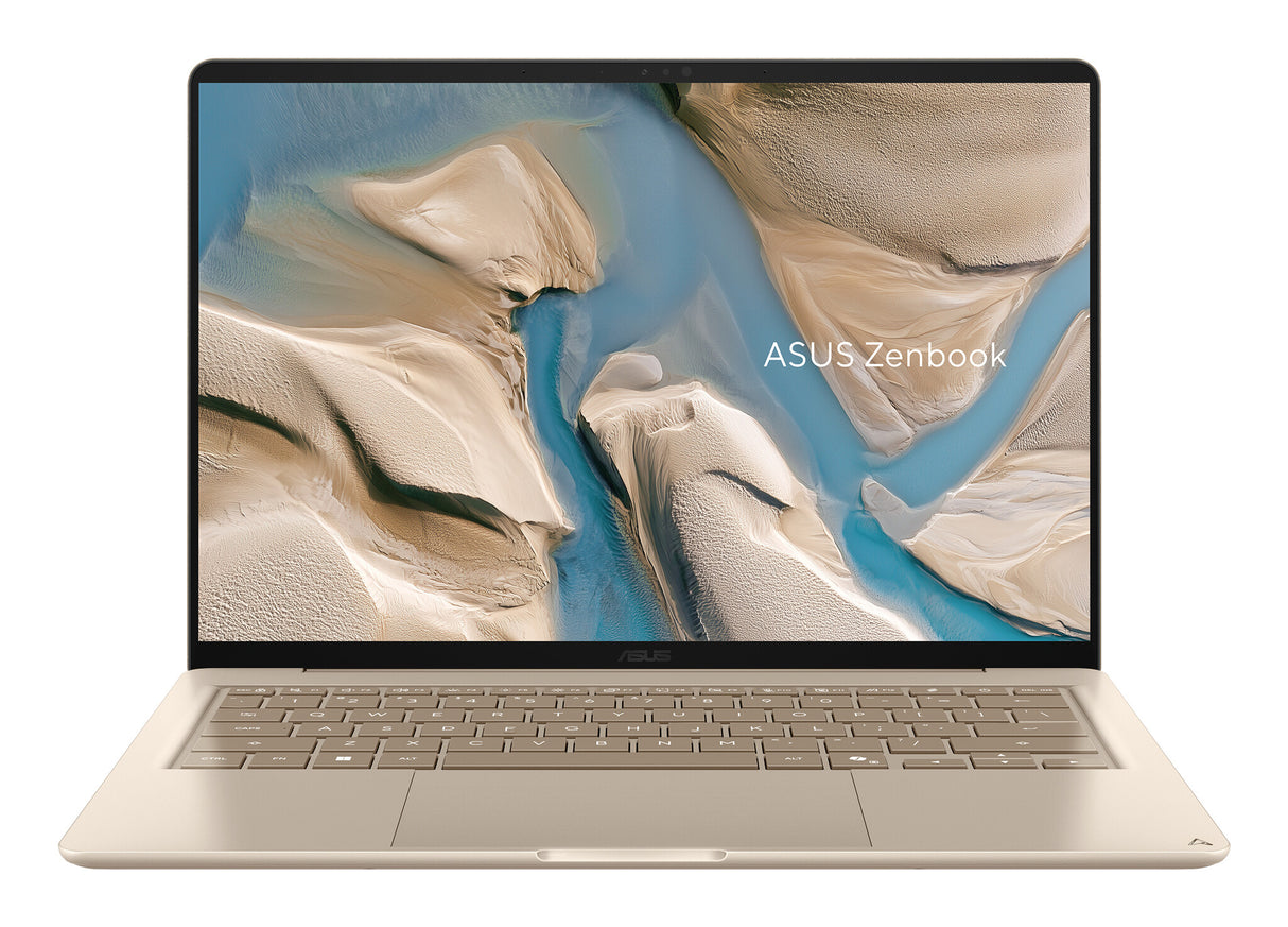 ASUS Zenbook 14 UX3480QA-U1160W Copilot+ PC Snapdragon X1-26-100 Laptop 35.6 cm (14") WUXGA 8 GB LPDDR5x-SDRAM 256 GB SSD Wi-Fi 6E (802.11ax) Windows 11 Home Beige