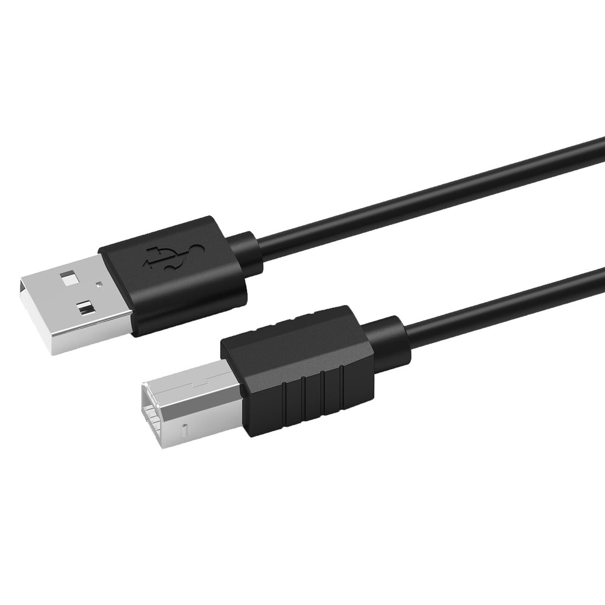 PREVO USBA-USBB-2M USB cable USB 2.0 0.48 Gbit/s Black