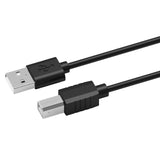 PREVO USBA-USBB-2M USB cable USB 2.0 0.48 Gbit/s Black