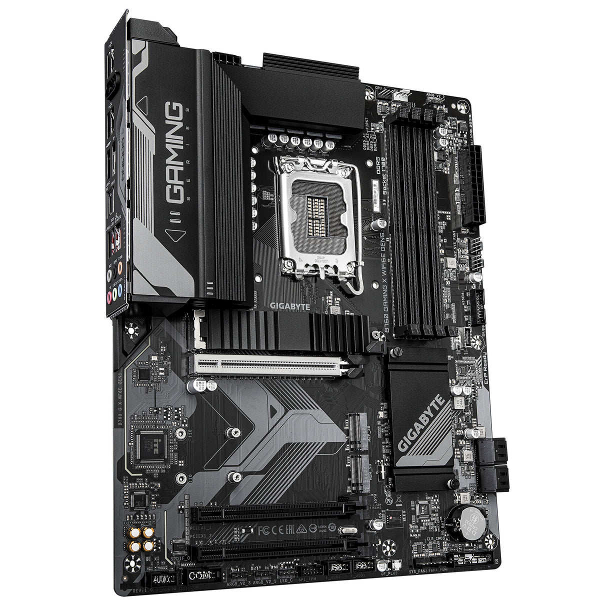 GIGABYTE B760 GAMING X WIFI6E GEN5 Motherboard - Supports 14th Gen. Intel Core CPUs, 8+1+1 phases VRM, up to 5600MHz DDR5, 3xPCIe 4.0 M.2, Wi-Fi 6E, 2.5 GbE LAN, USB 3.2 Gen 2