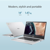ASUS Chromebook CX1400CKA-EK0131 Intel® Pentium® Silver N6000 35.6 cm (14") Full HD 4 GB LPDDR4x-SDRAM 128 GB eMMC Wi-Fi 6 (802.11ax) ChromeOS Silver