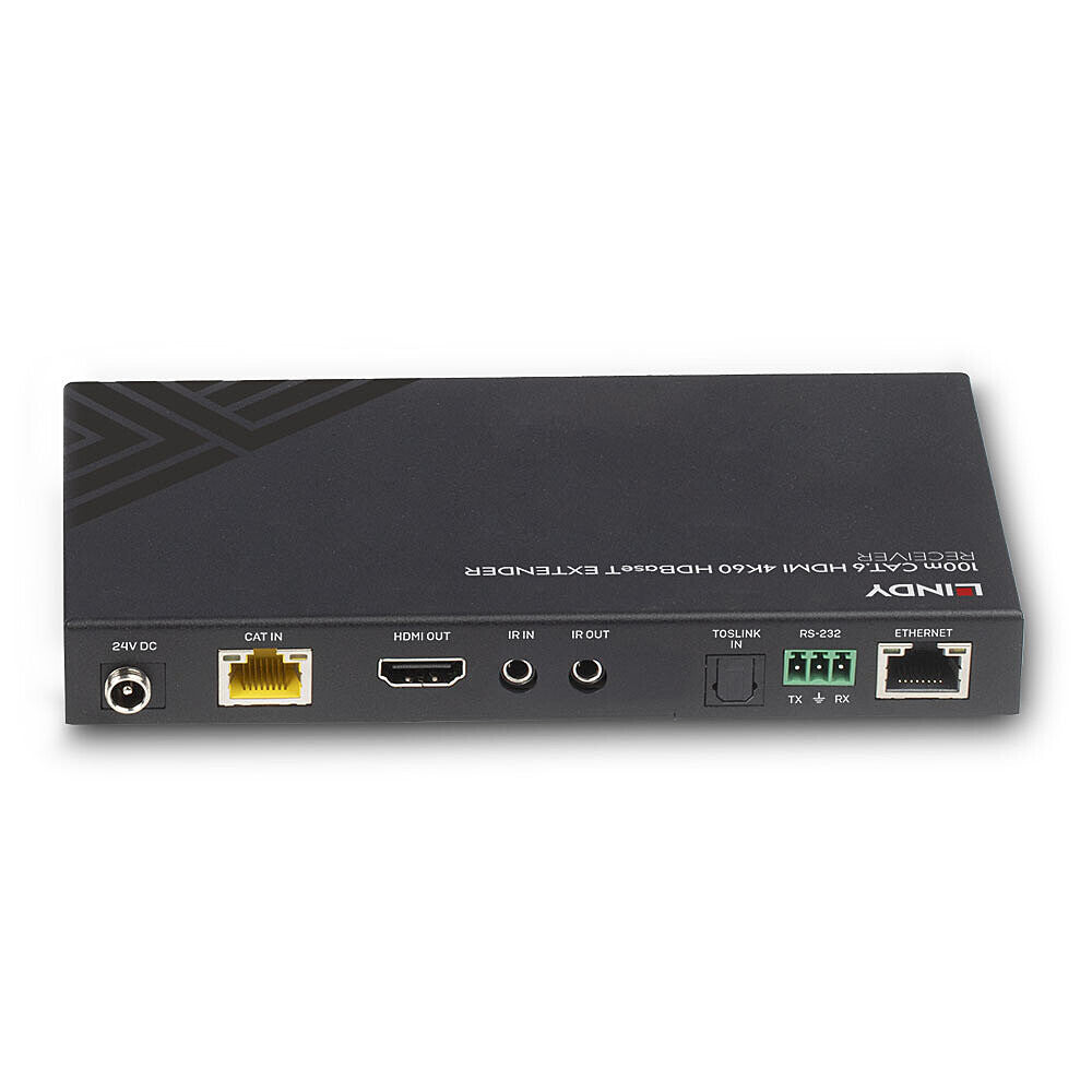 Lindy 100m Cat.6 HDMI 4K60, Audio, IR and RS-232 HDBaseT Receiver