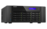QNAP TS-h1290FX NAS Tower EPYC 7302P 128 GB DDR4 0 TB QuTS hero Black