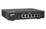 QNAP QSW-1105-5T network switch Unmanaged Gigabit Ethernet (10/100/1000) Black