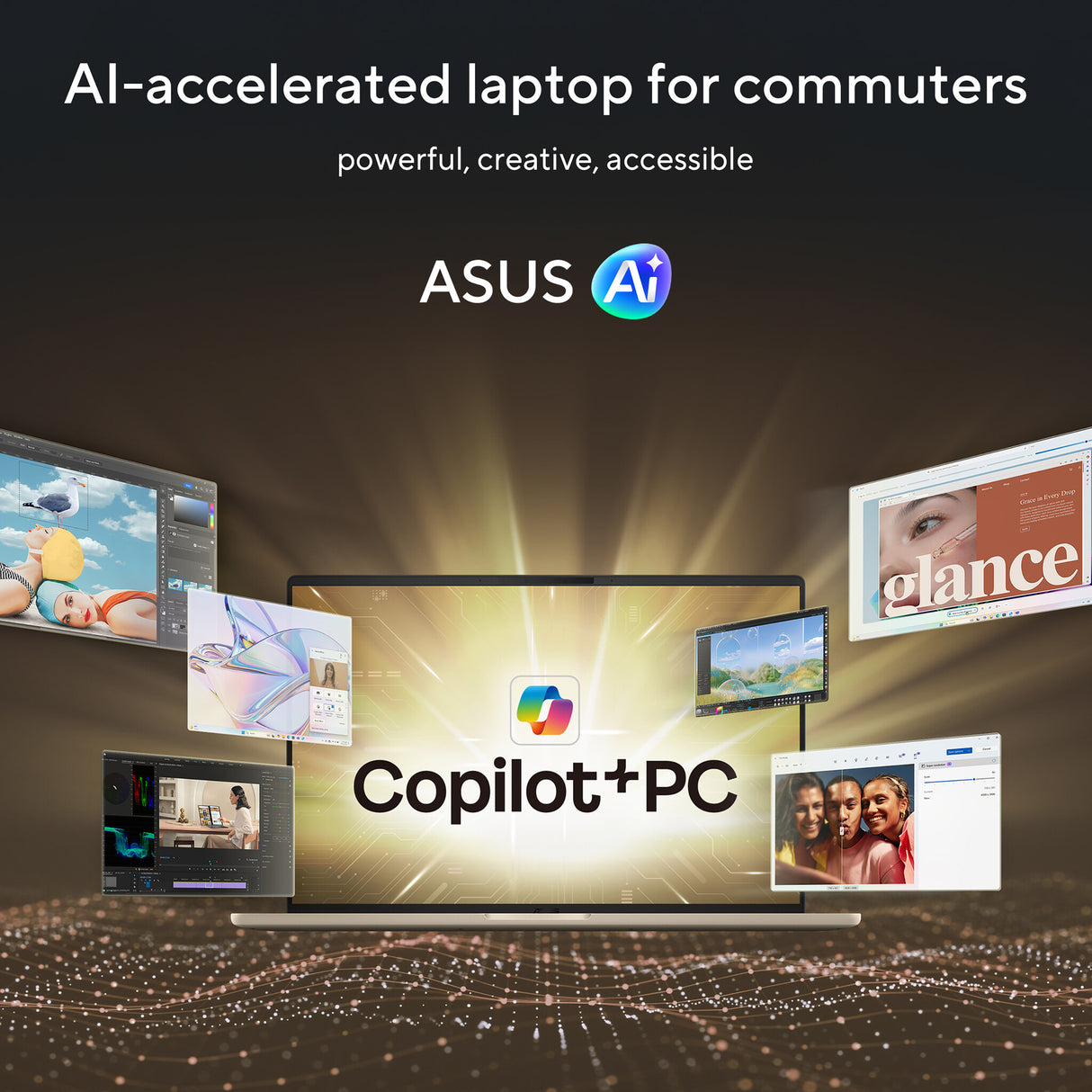 ASUS Zenbook A14 UX3407NA-QD148W Copilot+ PC Snapdragon X2E-88-100 Laptop 35.6 cm (14") WUXGA 16 GB LPDDR5x-SDRAM 1 TB SSD Wi-Fi 7 (802.11be) Windows 11 Home Beige