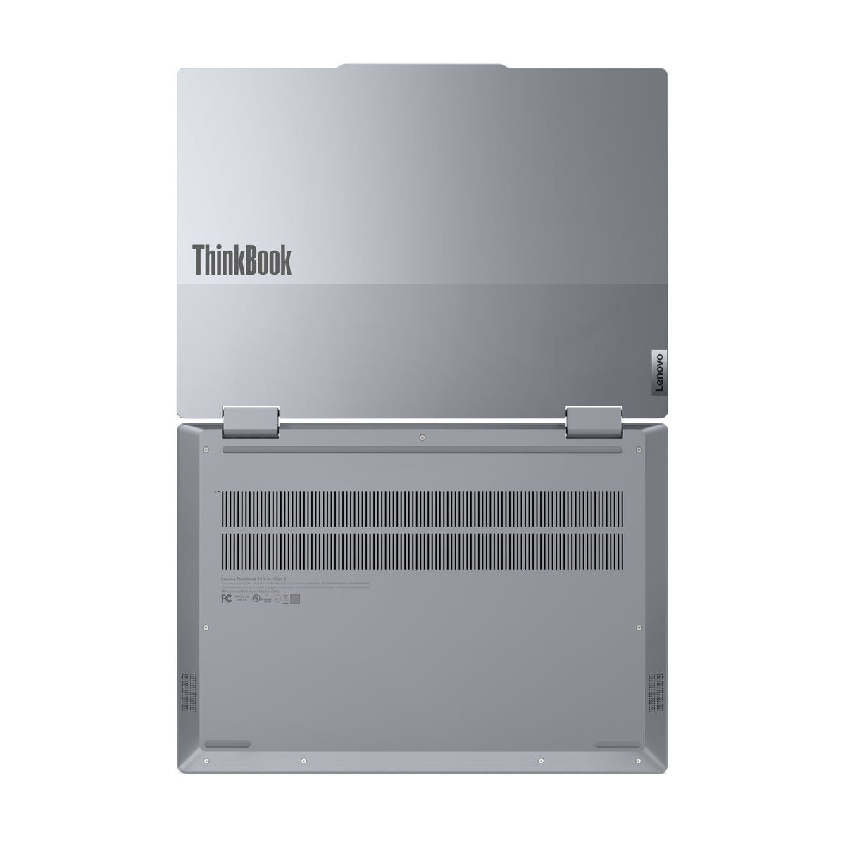 Lenovo ThinkBook 14 2-in-1 G5 IAU Intel Core Ultra 5 225U Hybrid (2-in-1) 35.6 cm (14") Touchscreen WUXGA 16 GB DDR5-SDRAM 512 GB SSD Wi-Fi 6E (802.11ax) Windows 11 Pro English Grey