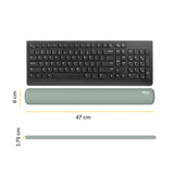 Fellowes Keyboard Wrist Rest Breyta Keyboard Wrist Support with Antibacterial Protection Ergonomic Wrist Support Sage