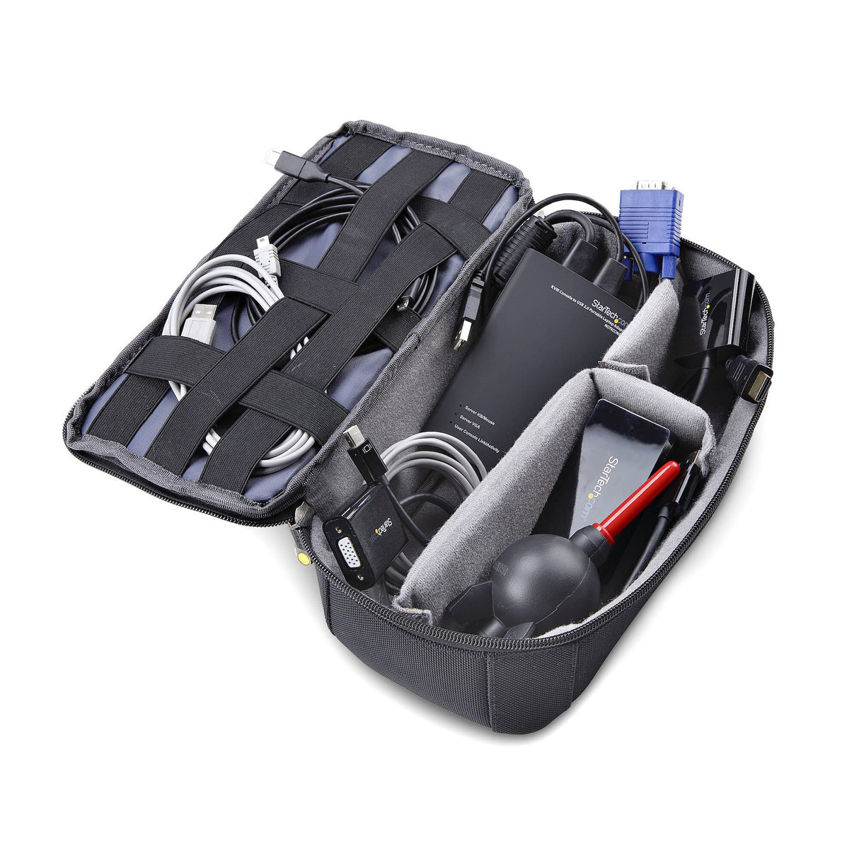 StarTech.com Portable Laptop Crash Cart Adapter, USB/VGA/Mini DisplayPort KVM Console, File Transfer and Video Capture, TAA Compliant