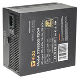 VIDA 750W Heracles Black ATX 3.1 Gaming PSU, 80+ Gold, Fully Modular, 14cm Ultra-Quiet FDM Fan, Flat Black Cables, PCIe 5.1, Power Lead Not Included