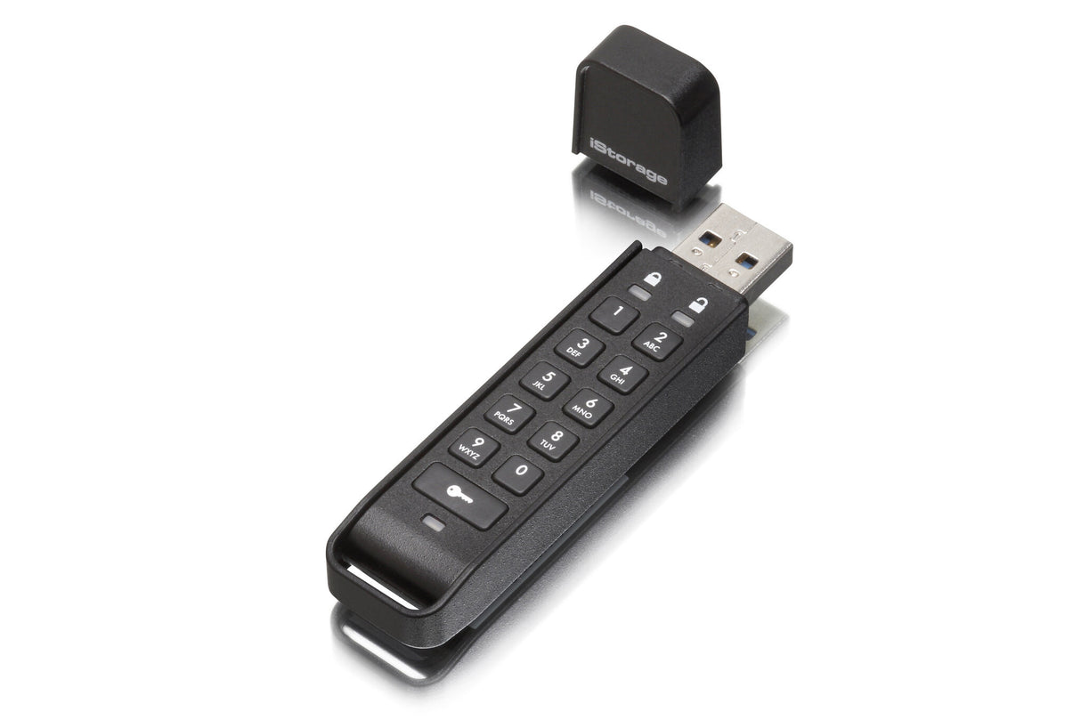 iStorage datAshur Personal2 256-bit 64GB USB 3.0 secure encrypted flash drive IS-FL-DAP3-B-64 64GB